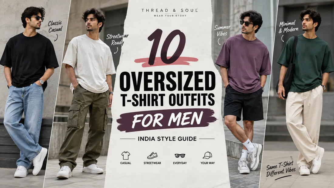 10 Oversized T-Shirt Outfit Ideas for Men in India