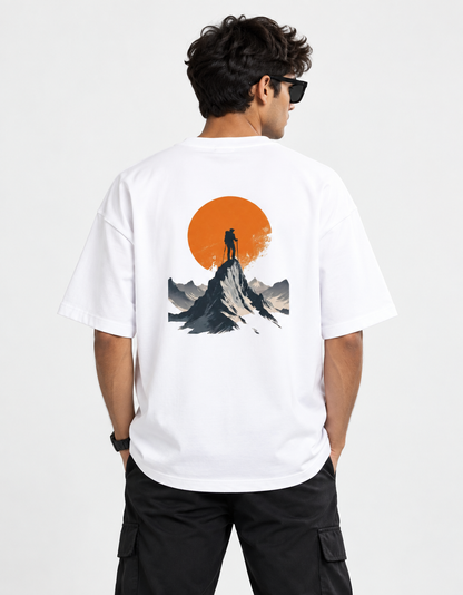 Mountains Are Calling Oversized T-Shirt | 260 GSM Terry Tee