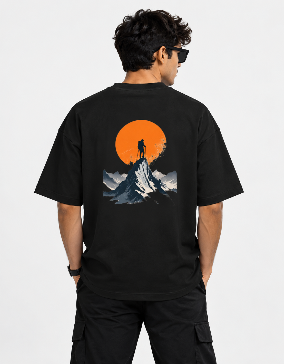 Mountains Are Calling Oversized T-Shirt | 260 GSM Terry Tee