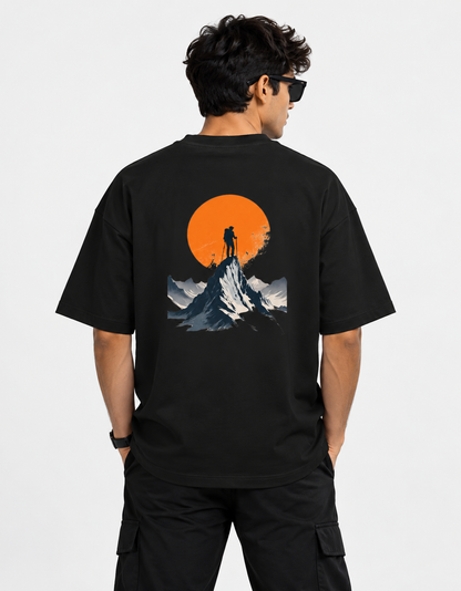 Mountains Are Calling Oversized T-Shirt | 260 GSM Terry Tee