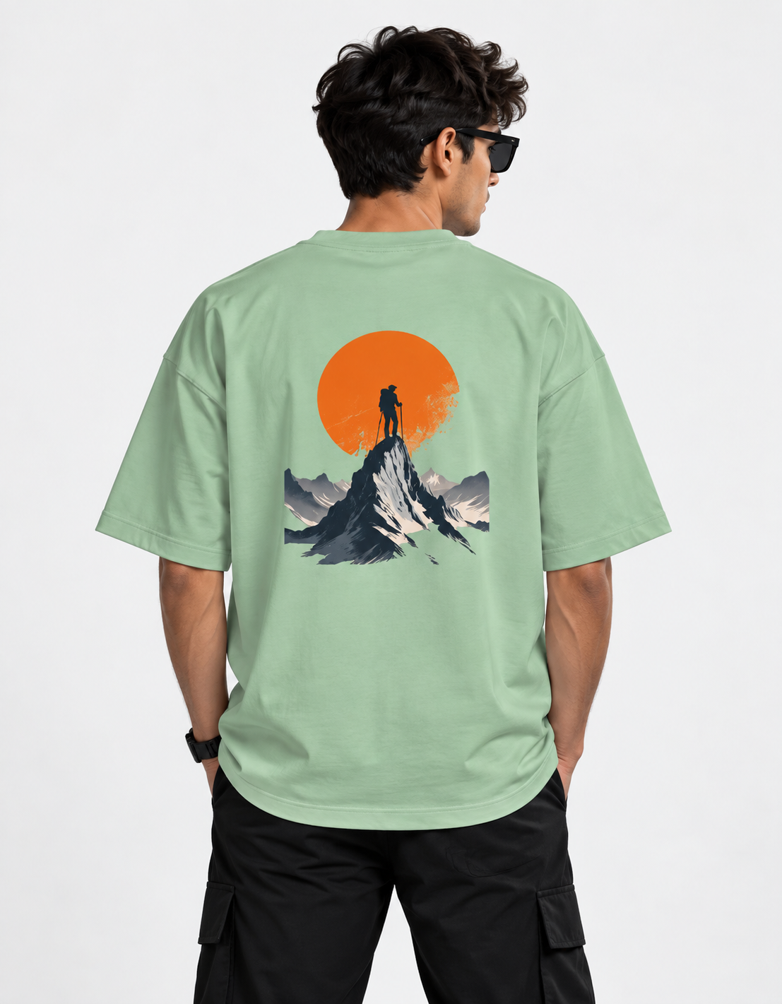 Mountains Are Calling Oversized T-Shirt | 260 GSM Terry Tee