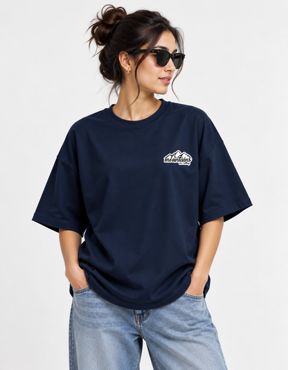 Mountains Are Calling Oversized T-Shirt | 260 GSM Terry Tee