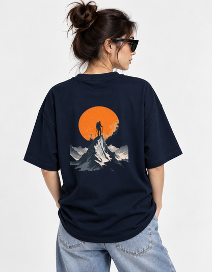 Mountains Are Calling Oversized T-Shirt | 260 GSM Terry Tee