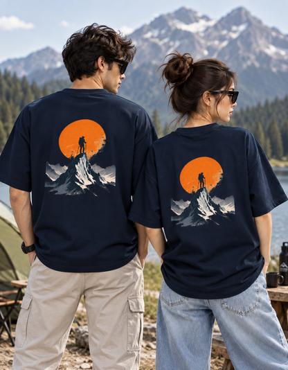 Mountains Are Calling Oversized T-Shirt | 260 GSM Terry Tee