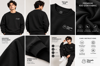 Overview Thread Soul Unisex Cotton Blend Sweatshirt