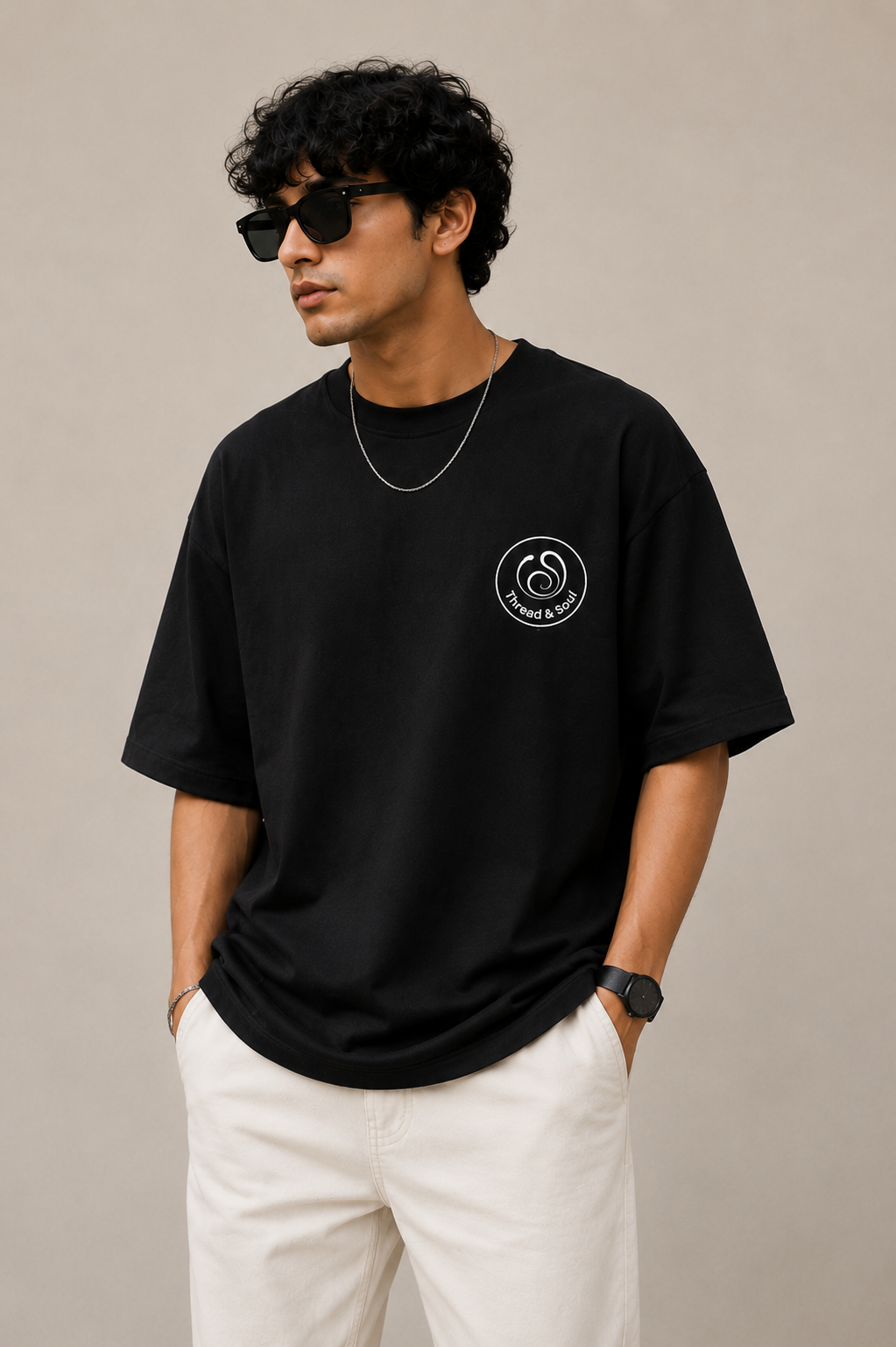Premium Terry Oversized T-Shirt – 260 GSM | Unisex | Thread & Soul